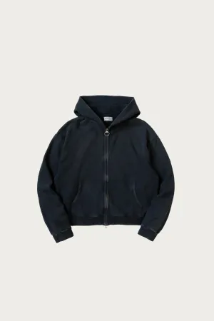 SWT Knit ZIP-UP GYM Parka - Black