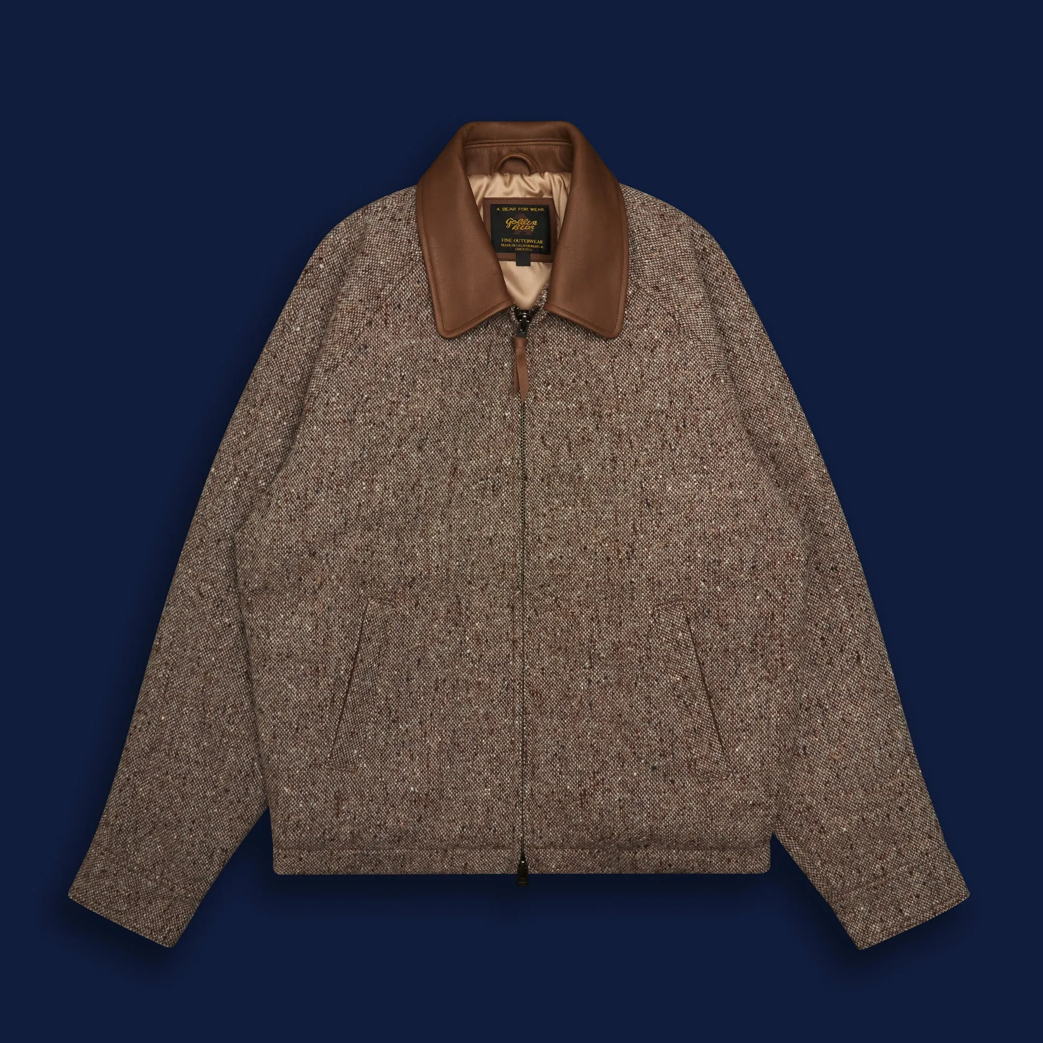 THE DUNBAR - Brown Donegal Wool Classic Fit