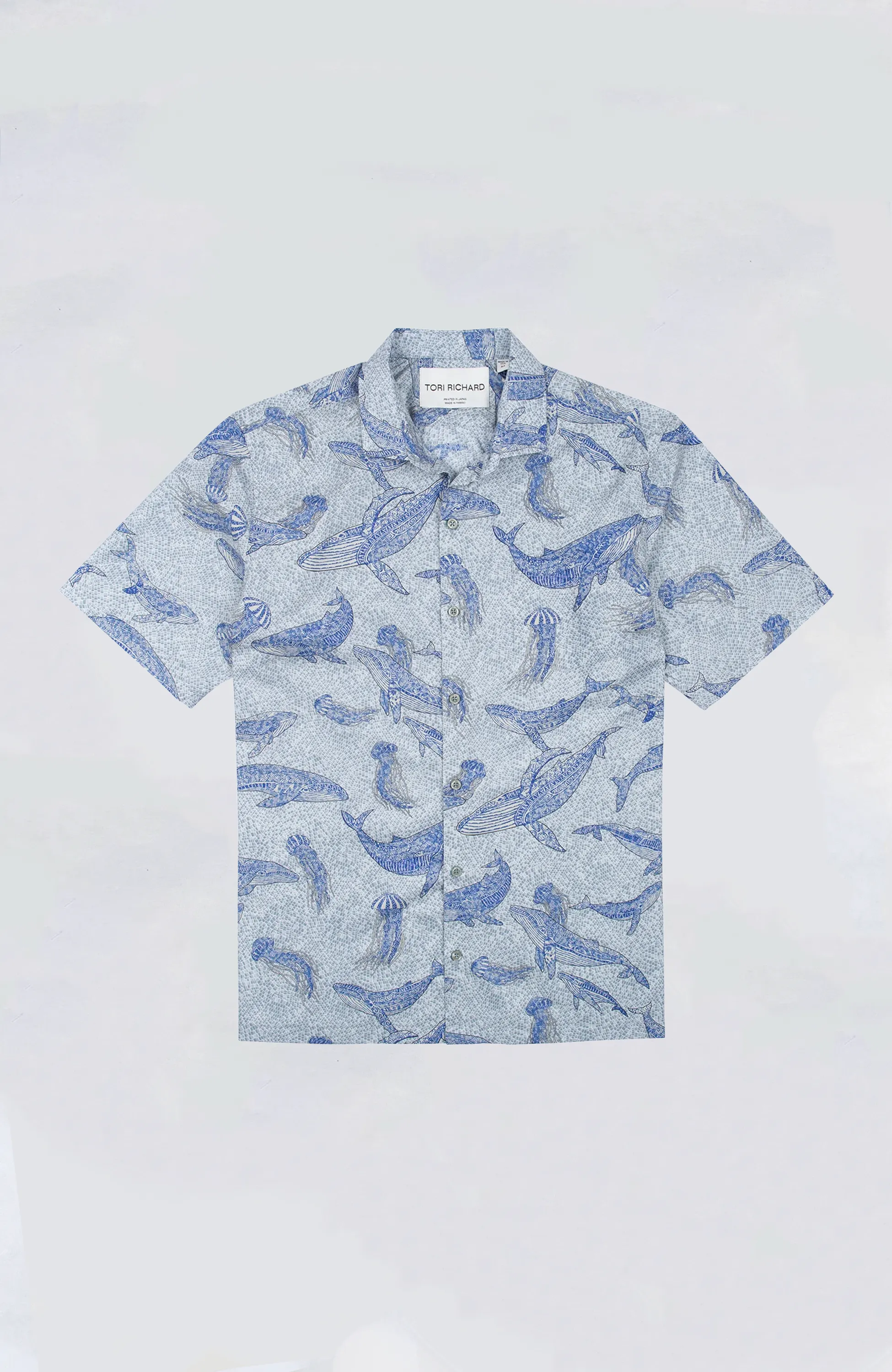 Tori Richard - Marine Mosaic Aloha Shirt