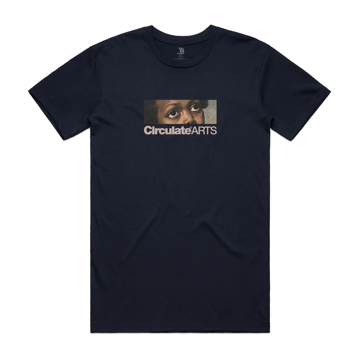 Two Girls T-Shirt- Navy