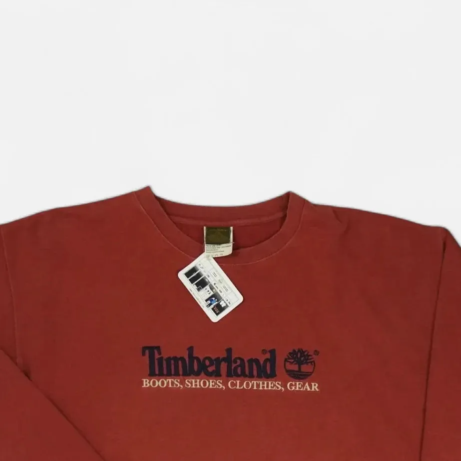 Vintage Timberland Red Sweatshirt (XXL)