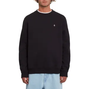 VOLCOM SINGLE STONE CREW BLACK | SUDADERA