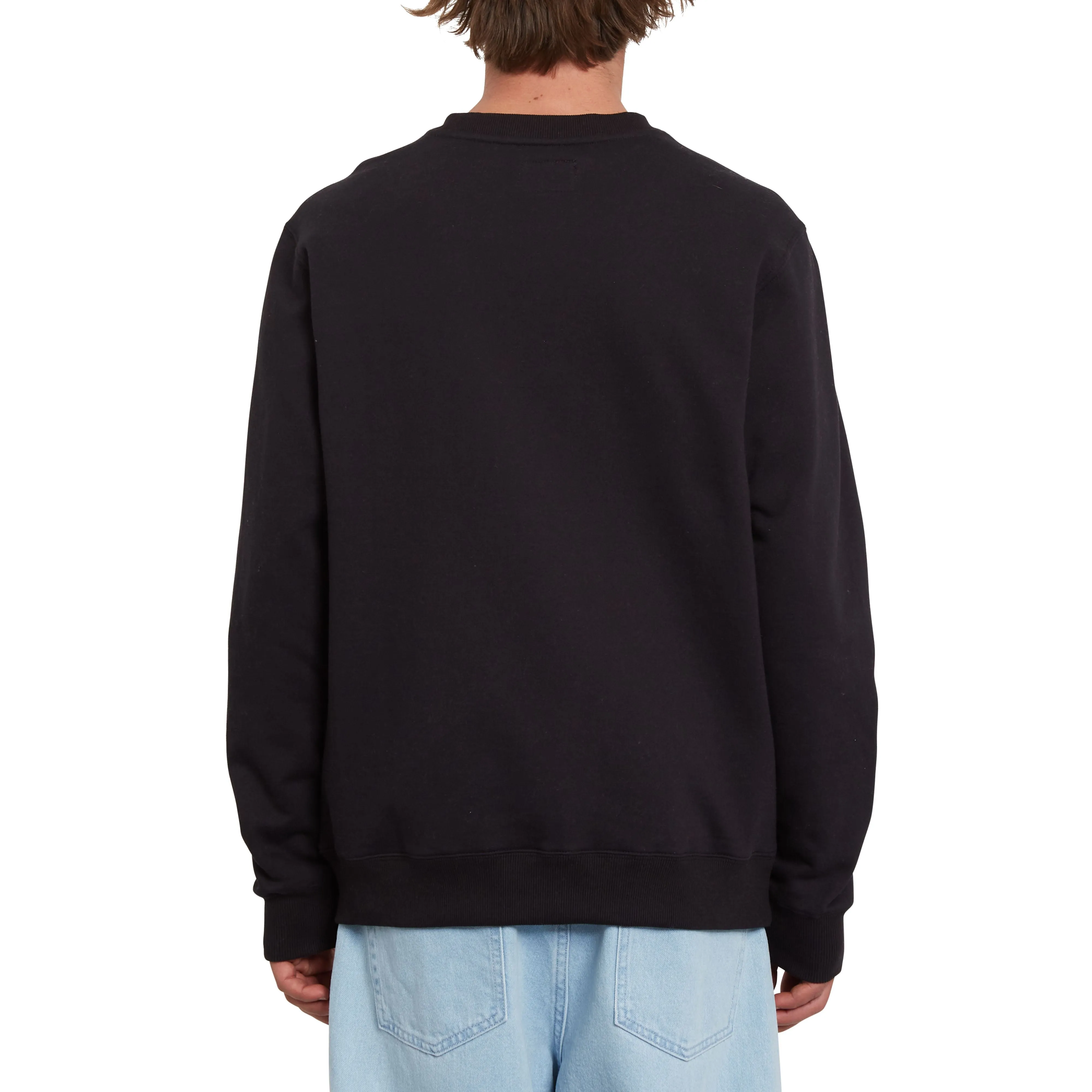 VOLCOM SINGLE STONE CREW BLACK | SUDADERA
